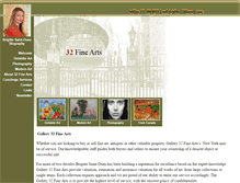 Tablet Screenshot of 32finearts.com